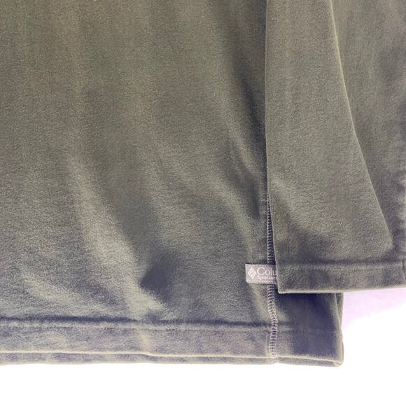 Columbia Mens Pullover Sweatshirt Dark Green Size XXL - Picture 9 of 15